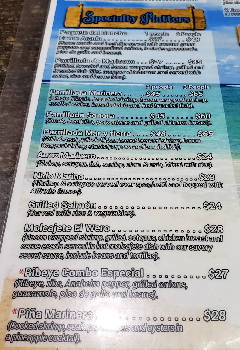 Rocky Point Seafood Restaurant Menu - Image 6